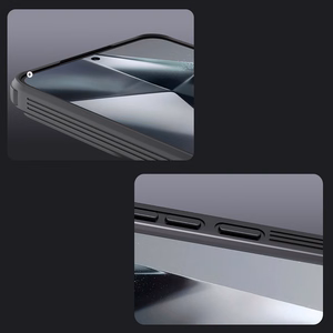 Nillkin CamShield Pro Suojakuori Samsung Galaxy S25:lle kameransuojalla - musta
