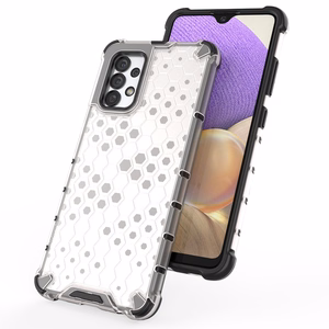 Honeycomb tapauksessa panssaroitu suojus geelirunko Samsung Galaxy A03s (166.5) sininen