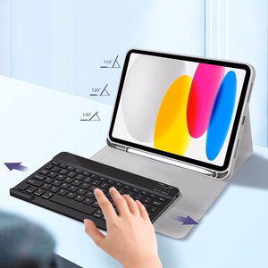 Tech-Protect SC Pen + Keyboard Suojakuori iPad 10.9 2022 (10. sukupolvi) / 11 2025 (11. sukupolvi):lle - harmaa