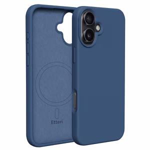 Etteri Silikoninen Mag suojakuori iPhone 16 Plus 6,7:lle tummansininen