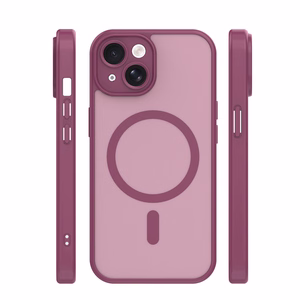 Mag Matt case for iPhone 13 6,1" maroon camera protection