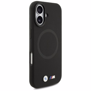 BMW M FW Metal Logo MagSafe Suojakuori iPhone 17:lle - musta