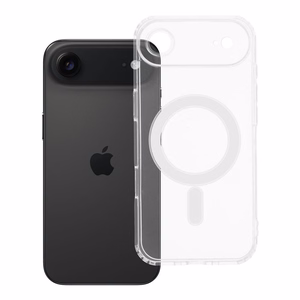 Suojakuori iPhone 17 AIR:lle Clear Mag Cover (STR / CAMERA PROTECTION) yhteensopiva MagSafen kanssa läpinäkyvä