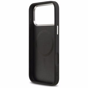 Guess Classic Logo MagSafe Suojakuori iPhone 17 Pro Max:lle - musta
