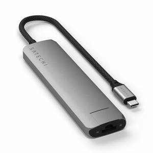 Adapter HUB 7in1 USB C Satechi Slim ST-P7SM space gray