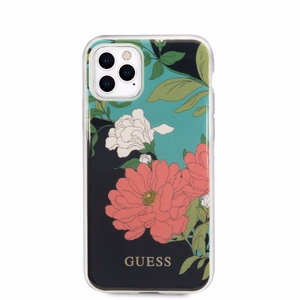Guess GUHCN58IMLFL01 iPhone 11 Pro musta/musta N°1 Kukka-mallisto