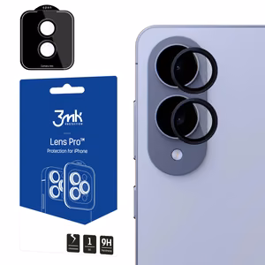3mk Lens Protection Pro kameran lasi Samsung Galaxy S25 Edge:lle - musta