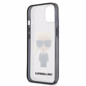 Karl Lagerfeld Iconik Karl Kotelo iPhone 13 mini - läpinäkyvä