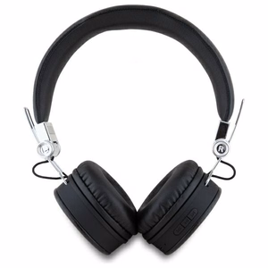 Guess Bluetooth ENC GUBH70PGTSPSK on-ear kuulokkeet musta/musta uurrettu Classic Round Shape
