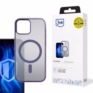 3mk Frosty MagCase violetti kotelo Apple iPhone 15 Plus - violetti