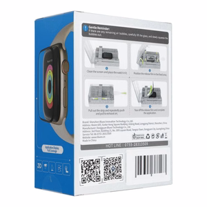 5D Mr. Monkey suojalasi - Apple Watch 10/11 46MM musta (Strong HD)