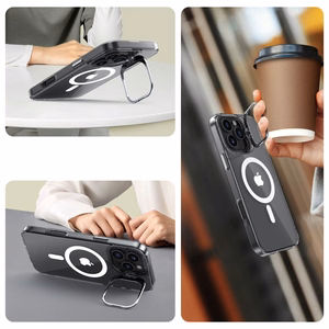 Tech-Protect MagStand MagSafe Suojakuori iPhone 16 Pro:lle - Kirkas