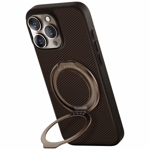 Uniq Keva Air Magclick Lataus GripFit Suojakuori iPhone 16 Pro Max:lle - Ruskea