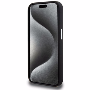 BMW Signature Liquid Silikoninen MagSafe Suojakuori iPhone 15 Pro:lle - musta