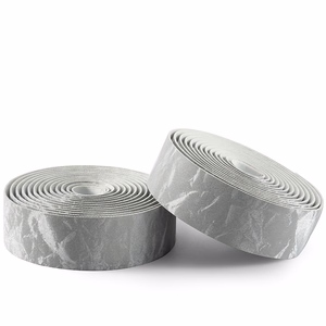 Rockbros PU-ohjaustankoteippi, Velour-kuvio - harmaa