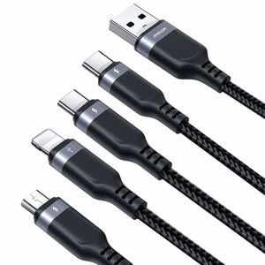 USB-kaapeli Joyroom 4in1 / S-1T4018A18 musta 120cm