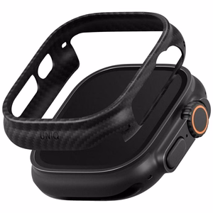 Uniq Keva Verge Suojakuori Apple Watch 49mm:lle - Musta