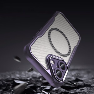 Leading Series MagSafe Silikoninen Suojakuori iPhone 16:lle - Violetti