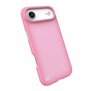 Speck Presidio Lux MagSafe suojakuori iPhone Air -laitteelle, Ibis Pink / Dark Ibis / Kanom Green -värinen