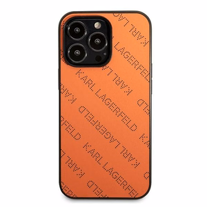 Karl Lagerfeld Perforated Allover Case for iPhone 13 Pro / 13 6.1" - Orange