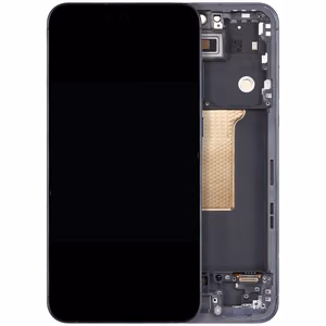 LCD-näyttö Samsung A556 A55 5G kosketusnäytöllä ja kehyksellä Awesome Navy OLED (todellinen koko)