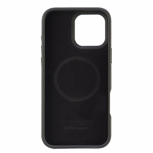 Audi Synteettinen Nahka MagSafe iPhone 16 Pro Max 6.9" Musta/Musta Kova Suojakuori AU-TPUPCMIP16PM-GT/D3-BK