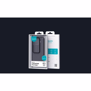 Nillkin CamShield Pro -suojakuori Xiaomi 15T Pro -mallille, läpikuultava musta