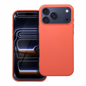 Silikoninen suojakuori iPhone 17 PRO MAX:lle persikka