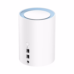 Cudy M1200 kahden laitteen kaksitaajuuksinen Mesh-Wi-Fi-järjestelmä (2,4/5 GHz), Wi-Fi 5 (802.11ac), valkoinen, 1 sisäinen antenni