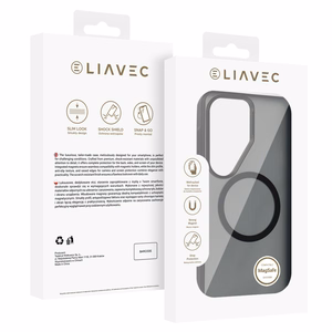 Liavec Soft Case Metal Frame Samsung Galaxy S26 Ultra Musta