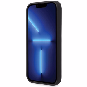 BMW Silikoninen Pattern iPhone 15 Pro Suojakuori - musta