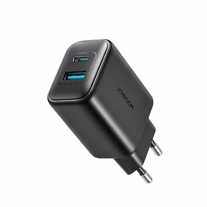 Joyroom JR-TCF13 verkkolaturi USB-C / USB-A 25W SFC / PPS / PD - musta
