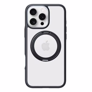 Torras Ostand R Fusion kotelo iPhone 16 Pro Max (musta)