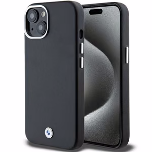 BMW Signature Wrapped Metal MagSafe Suojakuori iPhone 15 / 14 / 13:lle - musta