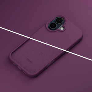 Etteri Silicone Mag -suojakuori iPhone 16 6,1 tuumaa -malleille, tumma kirsikanpunainen