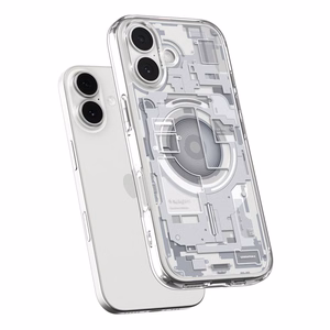 Spigen Ultra Hybrid Mag Magsafe Suojakuori iPhone 17:lle Zero One valkoinen