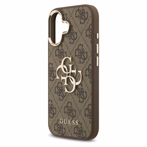Guess 4G Big 4G Classic Logo -suojakuori iPhone 17 - ruskea ja kulta