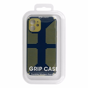 TEL PROTECT Grip Suojakuori iPhone 13 Pro:lle tummansininen