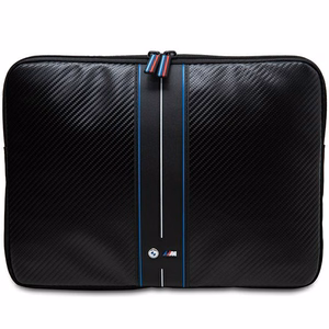 BMW Carbon & Blue Stripe hihna 14 tuuman kannettavalle - musta