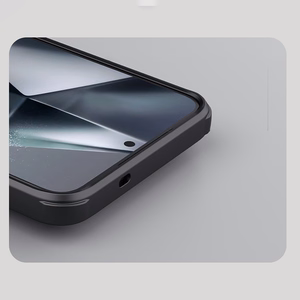 Nillkin Super Frosted Shield Pro Magneettinen Suojakuori Samsung S25+:lle MagSafe-tuella - musta