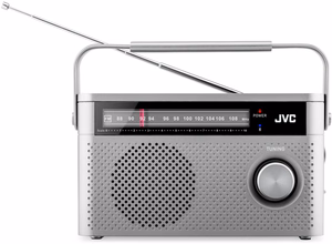 JVC RA-E315G – kannettava radio, harmaa