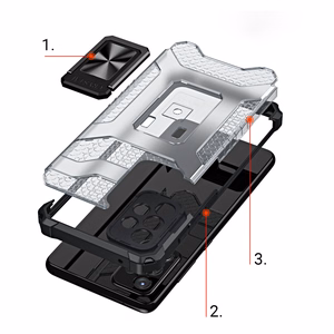 Crystal Ring Case Kickstand Kova Rugged Cover Samsung Galaxy A72 4G sininen sininen
