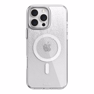 Moshi iGlaze MagSafe suojakuori iPhone 16 Pro Max -laitteelle, Mist White -värinen