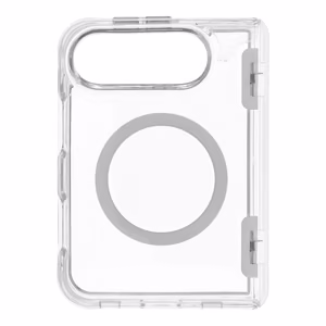 Läpinäkyvä Forcell F-Protect 4sD-i Clear 2.5 mm Premium Hinge suojakuori iPhone Duo -puhelimelle, MagSafe-yhteensopiva