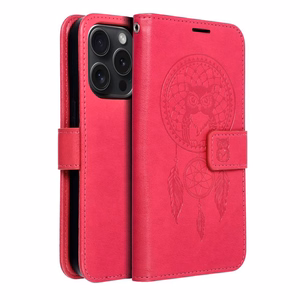 MEZZO Kirjasuojakuori iPhone 15 Pro:lle dreamcatcher magenta