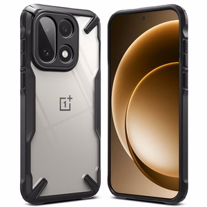 Ringke Fusion X Suojakuori OnePlus 15:lle - Läpinäkyvä Musta