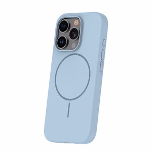 Silikoninen ohut magneettinen suojakuori iPhone 17 Air vaaleansininen