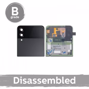 LCD-naytto (ulompi) yhteensopiva Samsung F721 Z Flip4 kehyksella / Graphite / (9/10 purettu)