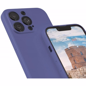 Puhelimen suojakuori Silicone Apple iPhone 16 Pro Max violetti