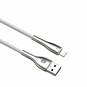 Forever Sleek kaapeli USB - Lightning 1,0 m 2.4A valkoinen